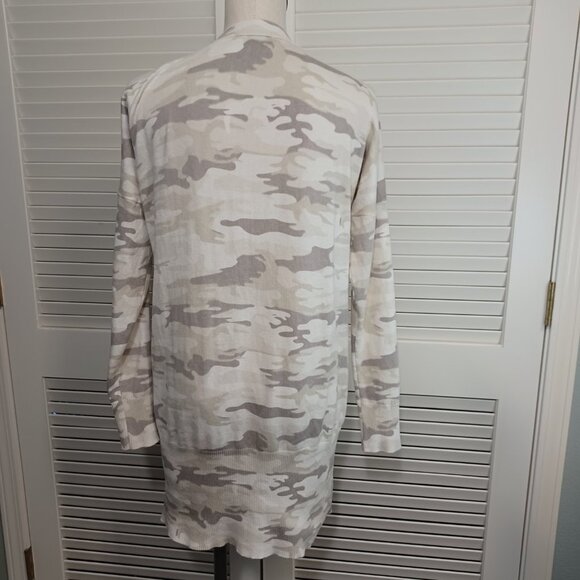 Sanctuary Cardigan Lenox Camo Duster Long Line Sweater Womens Small - Picture 8 of 14